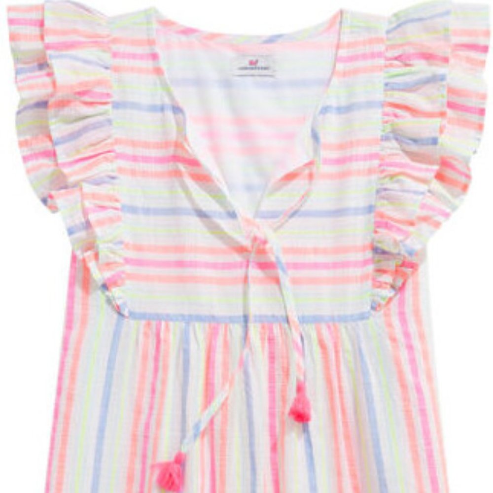 Vineyard Vines Guava Stripe Tunic Dress
